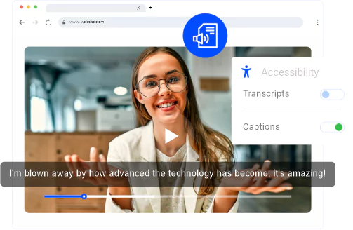 Captions and Transcripts for Web Accessibility