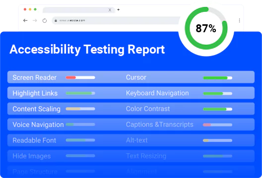 User Testing for Web Accessibility