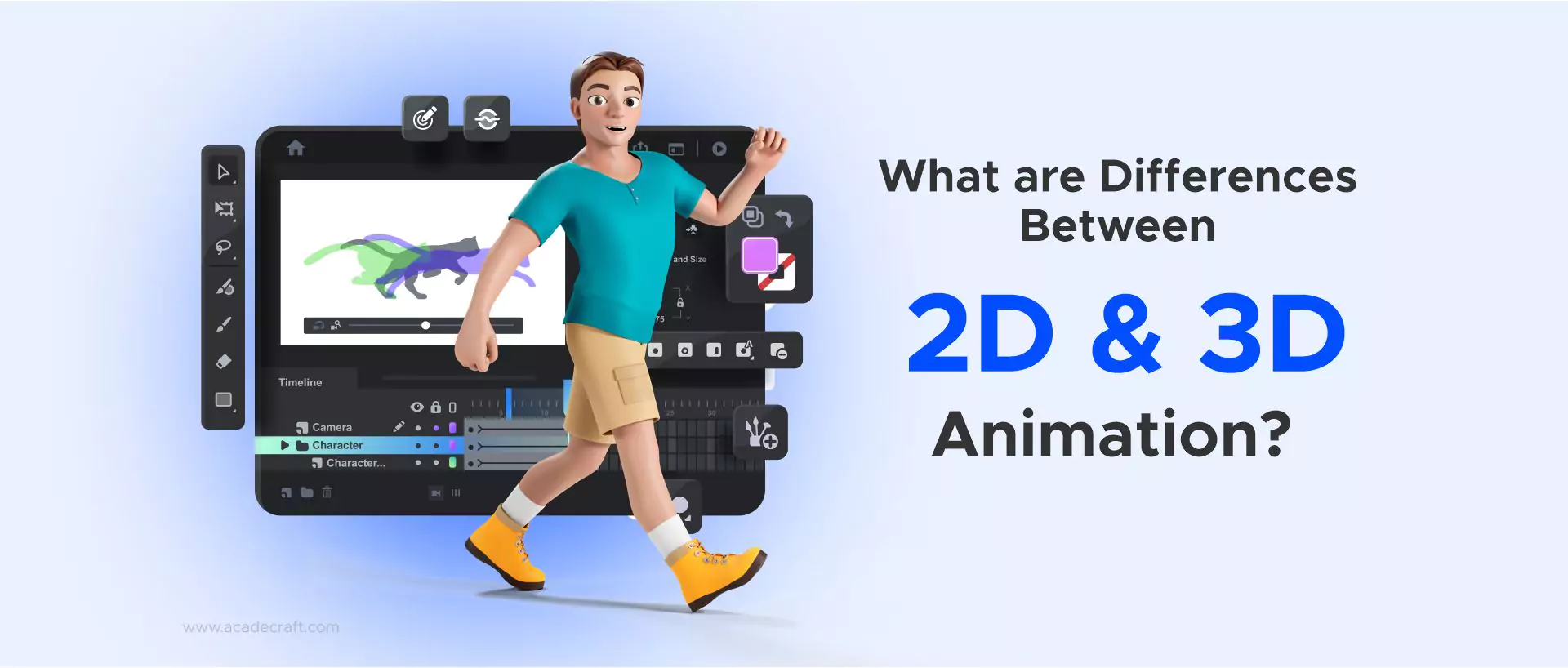 Understanding the Differences Between 2D & 3D Animation
