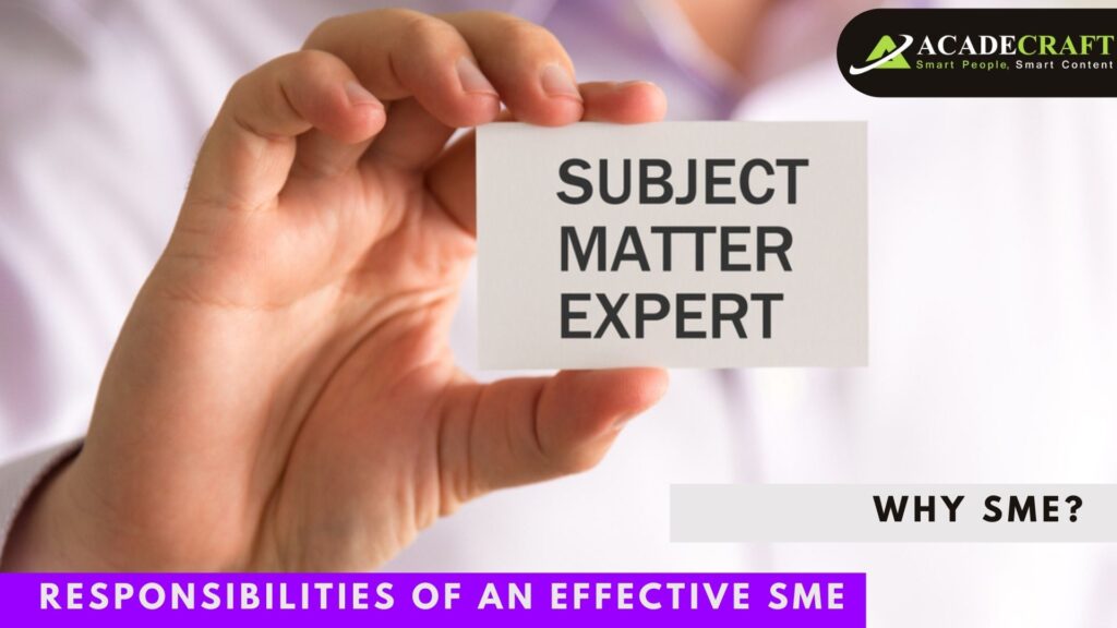 subject matter expert